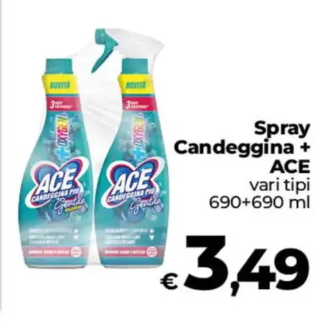 Spray candeggina Ace