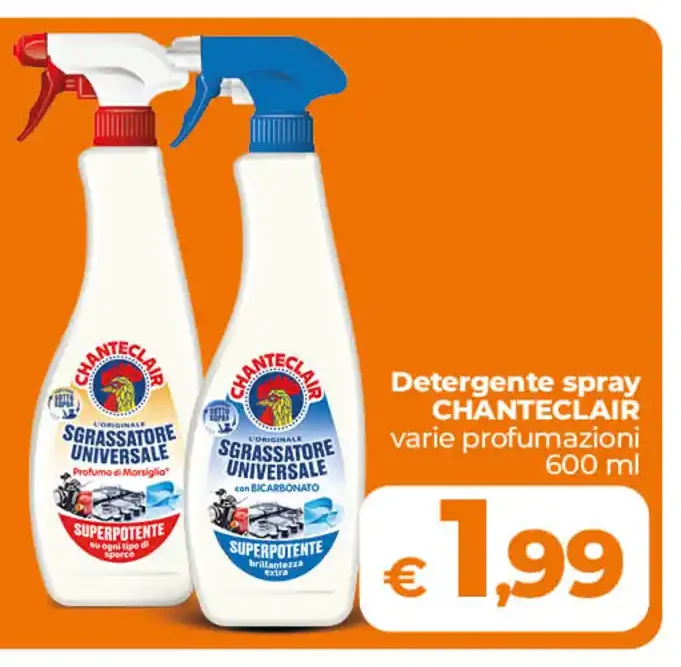 Detergente spray Chanteclair