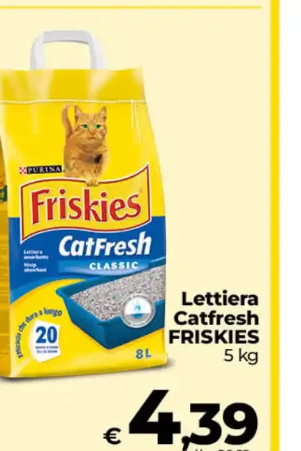 Lettiera Catfresh Friskies