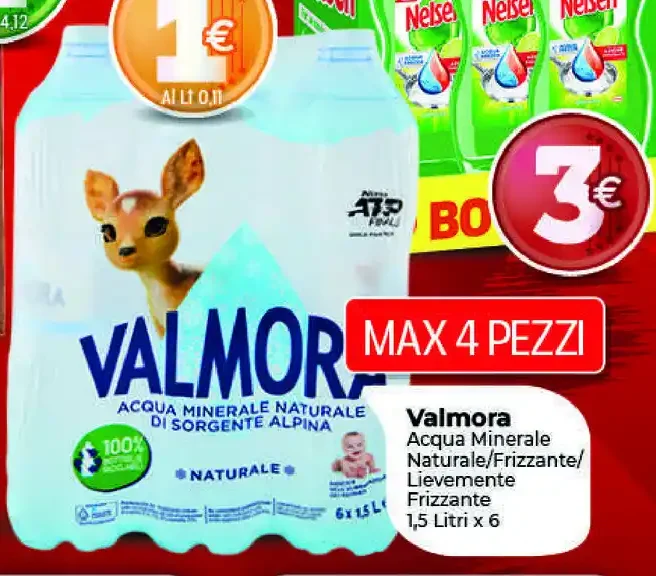 Acqua minerale naturale/frizzante