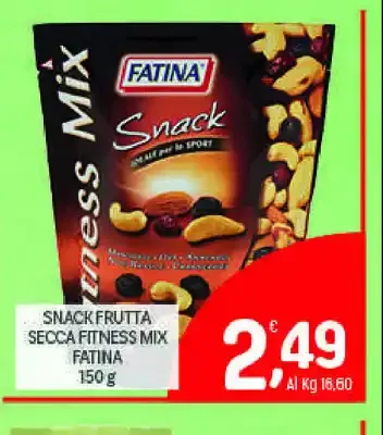Snack frutta secca Fitness Mix Fatina