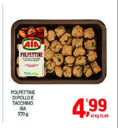 Polpettine di pollo e tacchino Aia