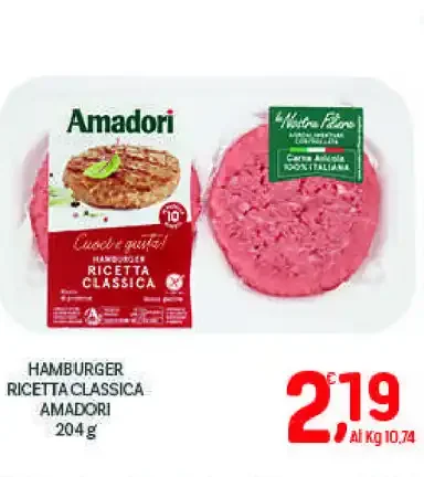Hamburger ricetta classica Amadori