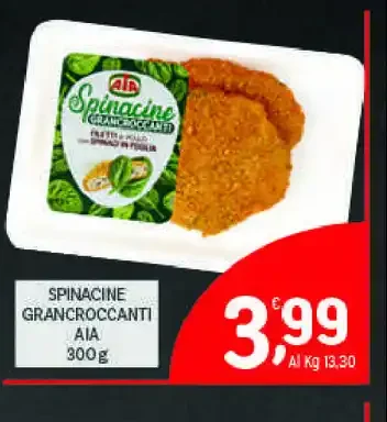Spinacine granscroccanti Aia