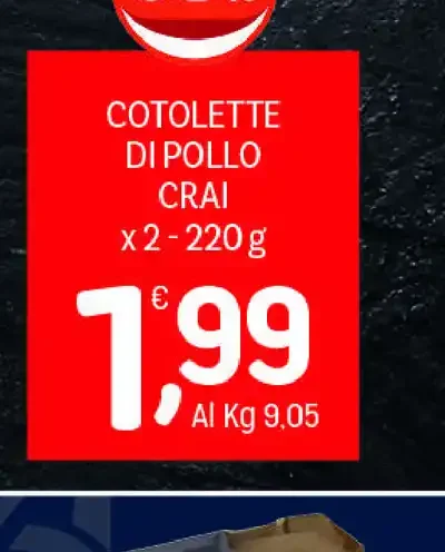 Cotolette di pollo Crai