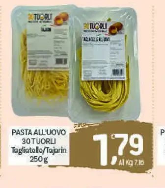 Pasta all'uovo 3 Uoturri tagliatelle/tagliolini
