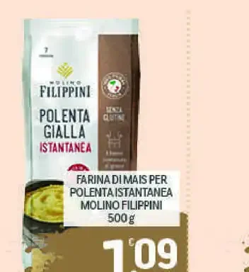 Farina di mais per polenta istantanea