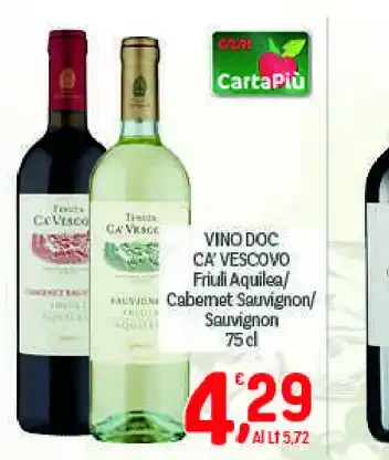 Vino DOC Ca'Vescovo