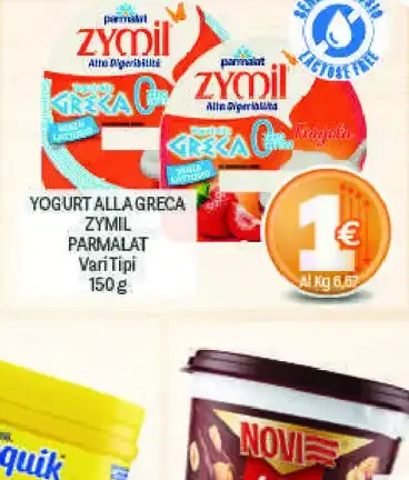 Yogurt alla greca Zymil Parmalat
