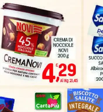 Crema Novi nocciole