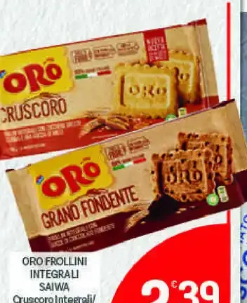 Oro Frollini integrali Saiwa
