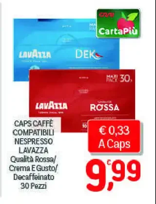 Capsule caffè compatibili Nespresso Lavazza