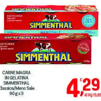 Carne magra in gelatina Simmenthal