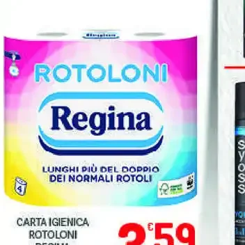 Carta igienica Rotoloni Regina
