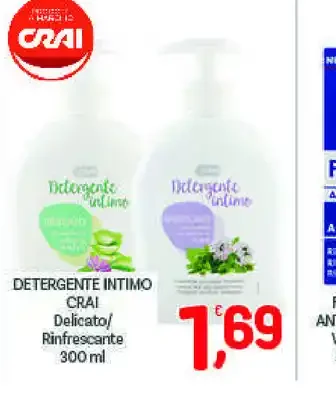Detergente intimo Crai