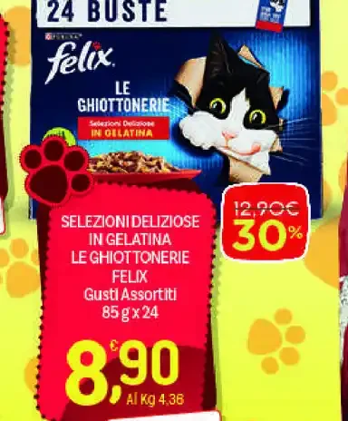 Selezioni deliziose in gelatina Felix