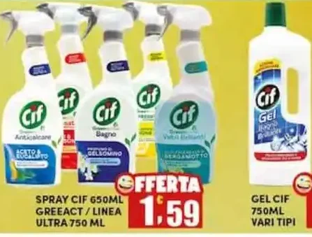 Spray Cif sgrassatore