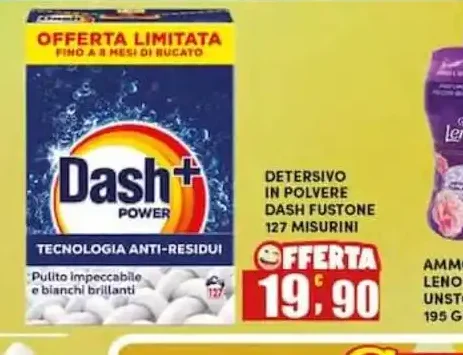 Detersivo in polvere Dash