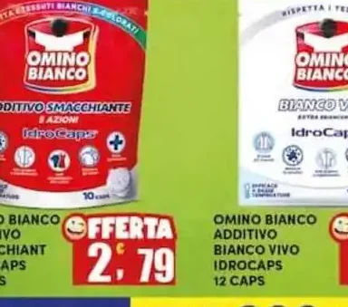 Additivo smacchiante Omino Bianco IdroCaps