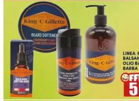 Linea barba King C. Gillette