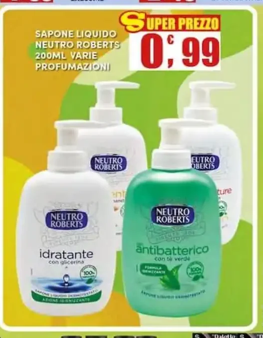 Sapone liquido Neutro Roberts