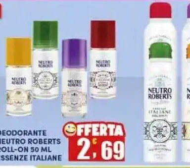 Deodorante roll-on Neutro Roberts