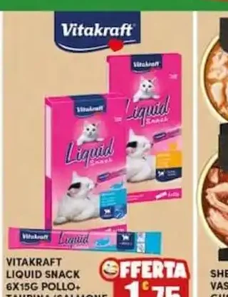 Snack liquido gatto
