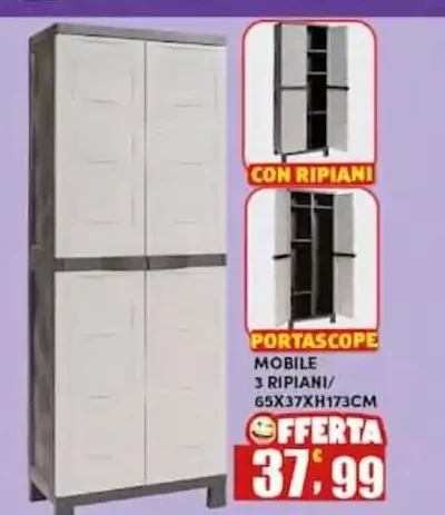 Mobile 3 ripiani