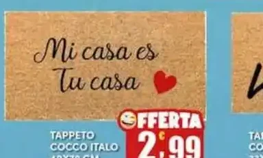 Tappeto cocco talo