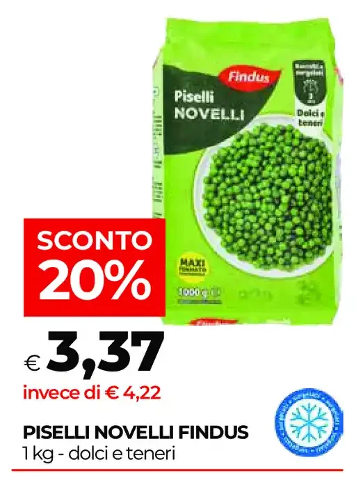 Piselli Novelli Findus