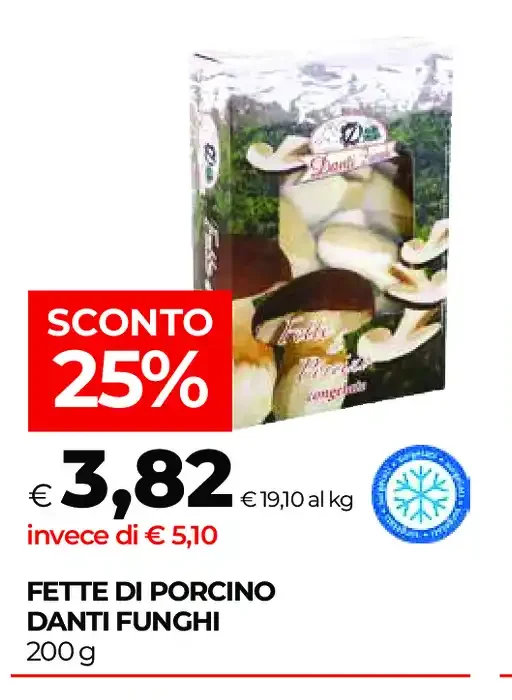 Fette di porcino Danti funghi