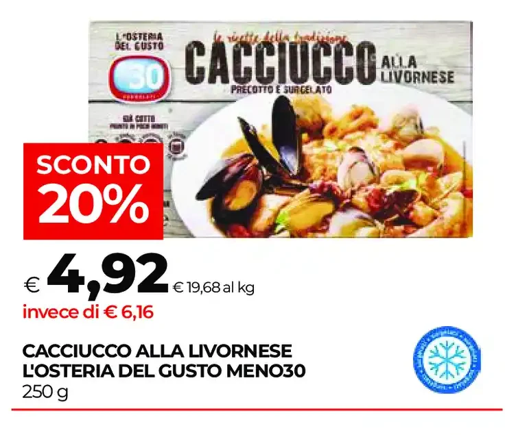 Cacciucco alla livornese L'Osteria del Gusto Meno30