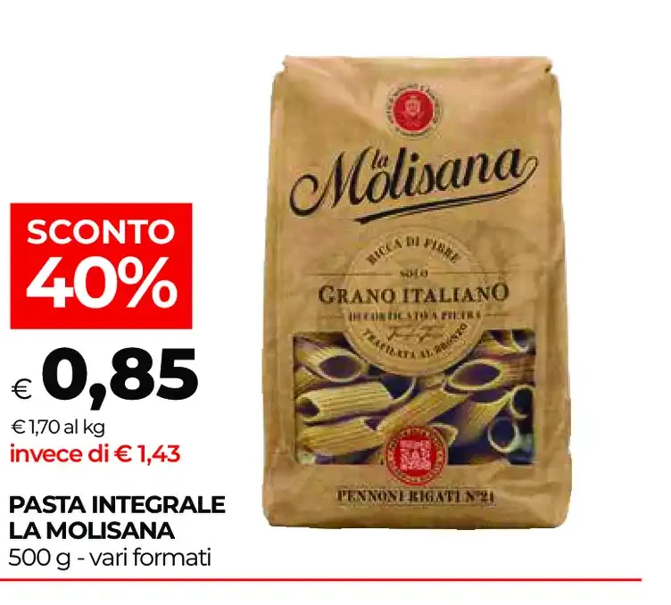 Pasta integrale La Molisana