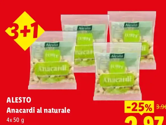 Anacardi al naturale