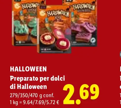 Preparato per dolci di Halloween