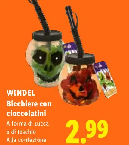 Bicchieri con cioccolatini