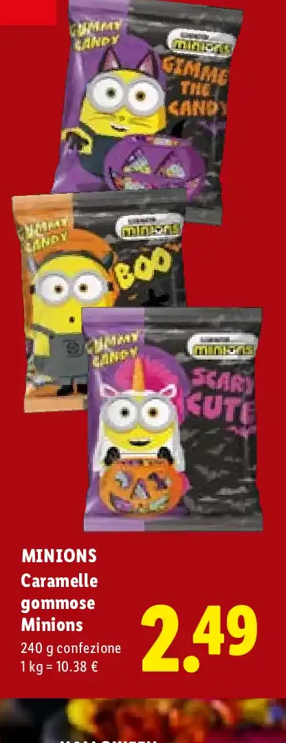 Caramelle gommose Minions