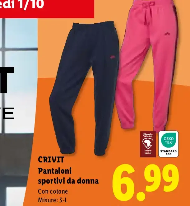 Pantaloni sportivi da donna