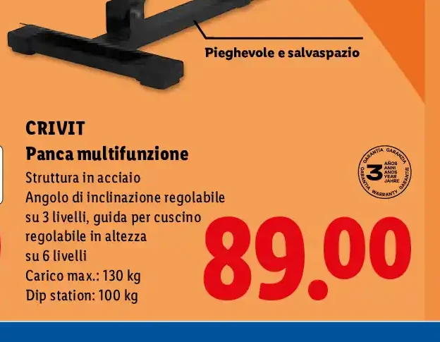 Panca multifunzione