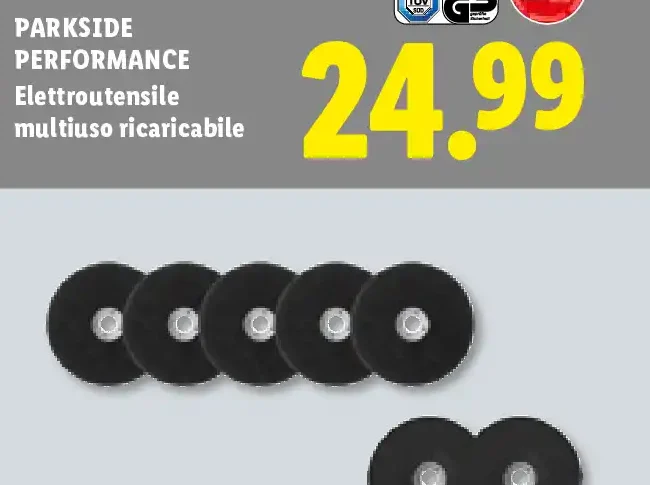Elettroutensile multiuso ricaricabile