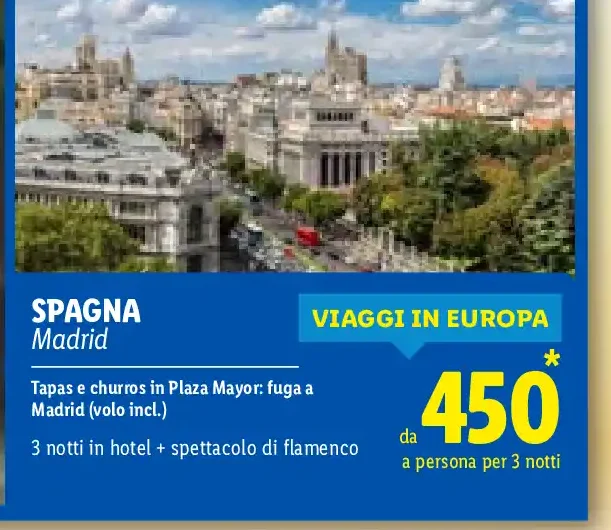 Madrid con tapas e churros