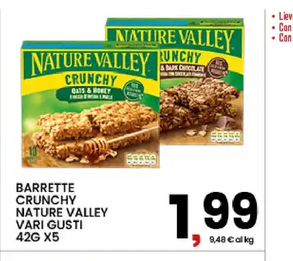Barrette Crunchy Nature Valley