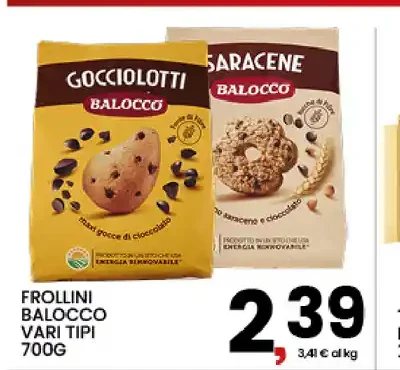 Frollini Balocco vari tipi