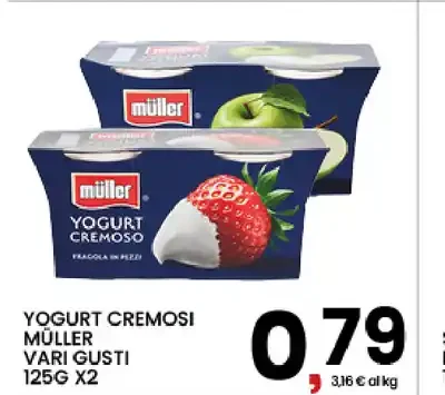 Yogurt cremoso Müller