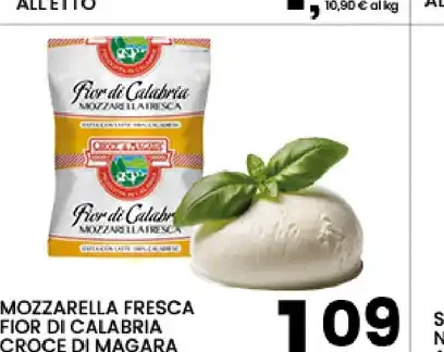 Mozzarella fresca Fior di Calabria