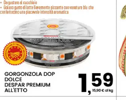 Gorgonzola DOP dolce Despar Premium