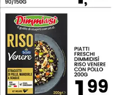Piatti freschi Dimmidisi riso venere con pollo