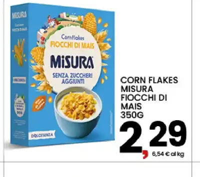 Corn flakes Misura fiocchi di mais