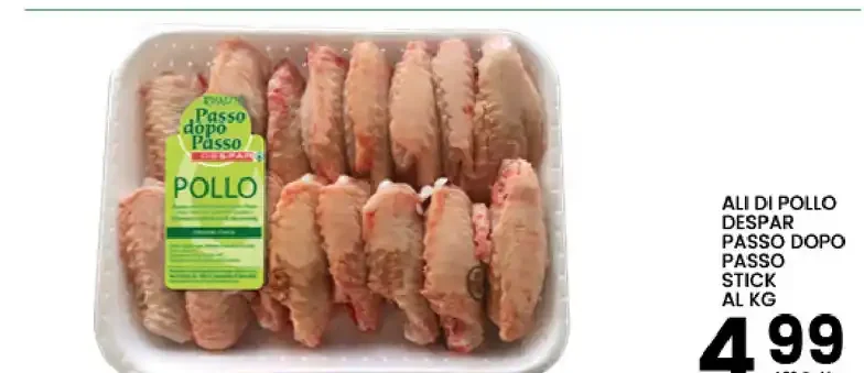 Ali di pollo Despar Passo dopo Passo stick
