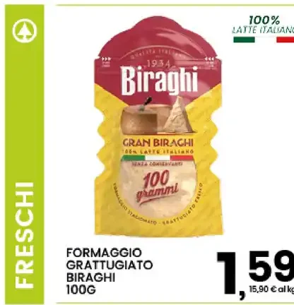 Formaggio grattugiato Biraghi